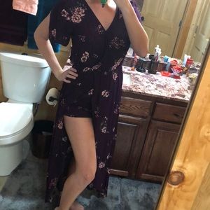 Beautiful Purple Maxi Romper